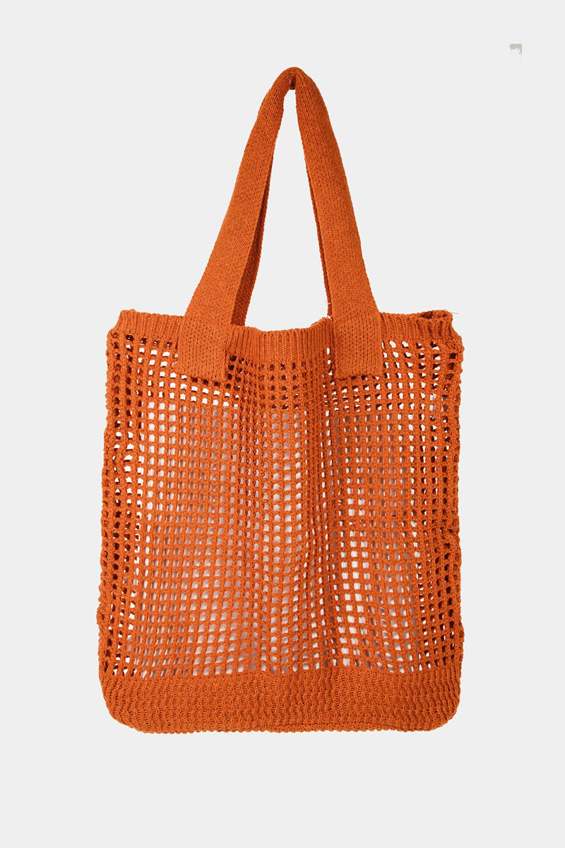 knit tote bag