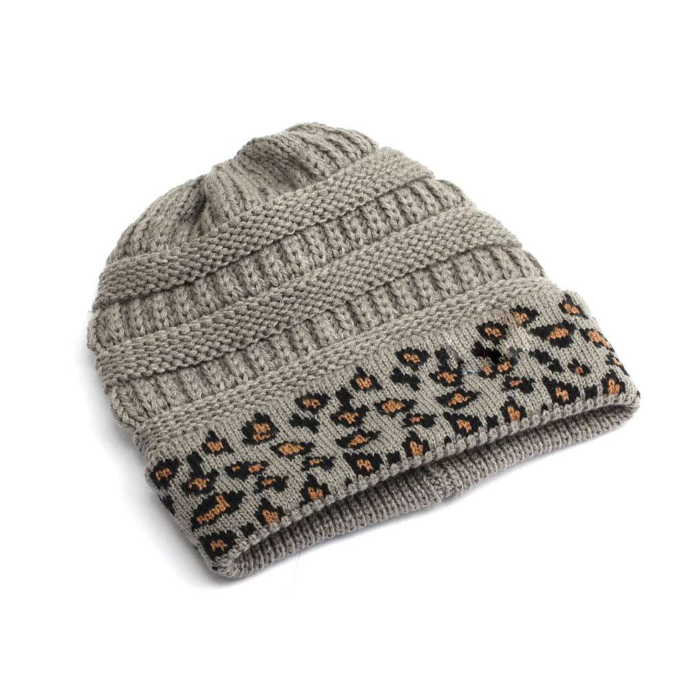 Leopard Print winter hat