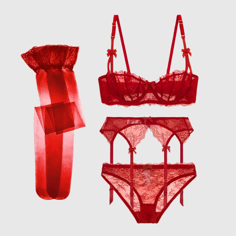 bow lingerie set