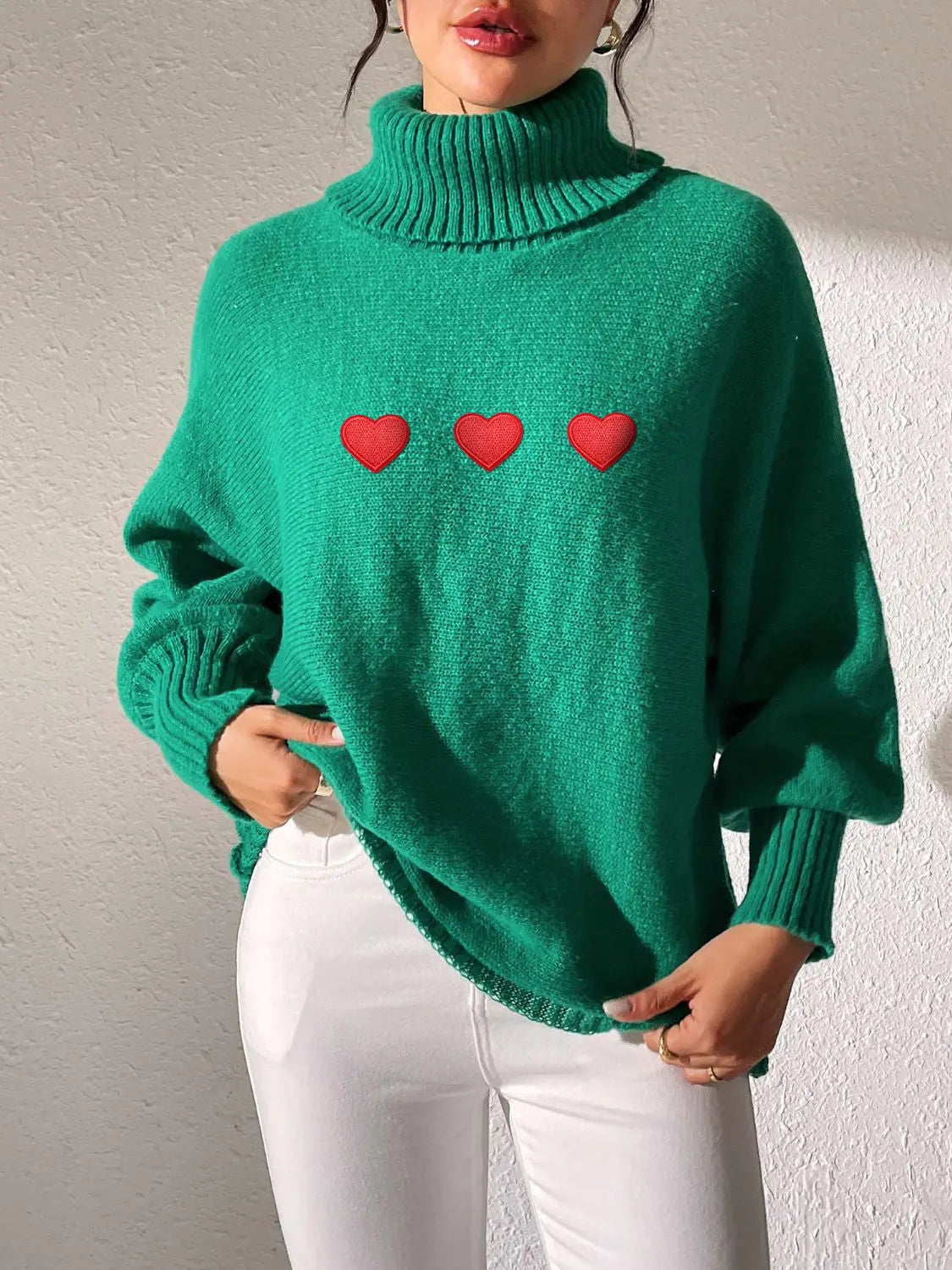 women's turtle neck sweater