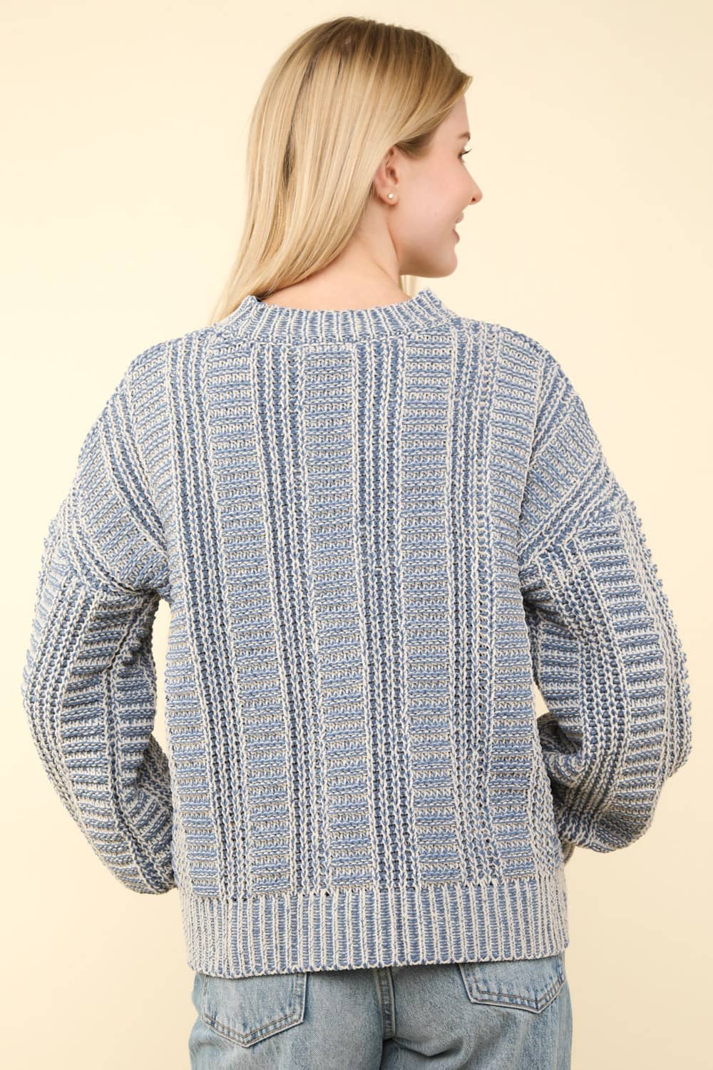 two tone sweater women's