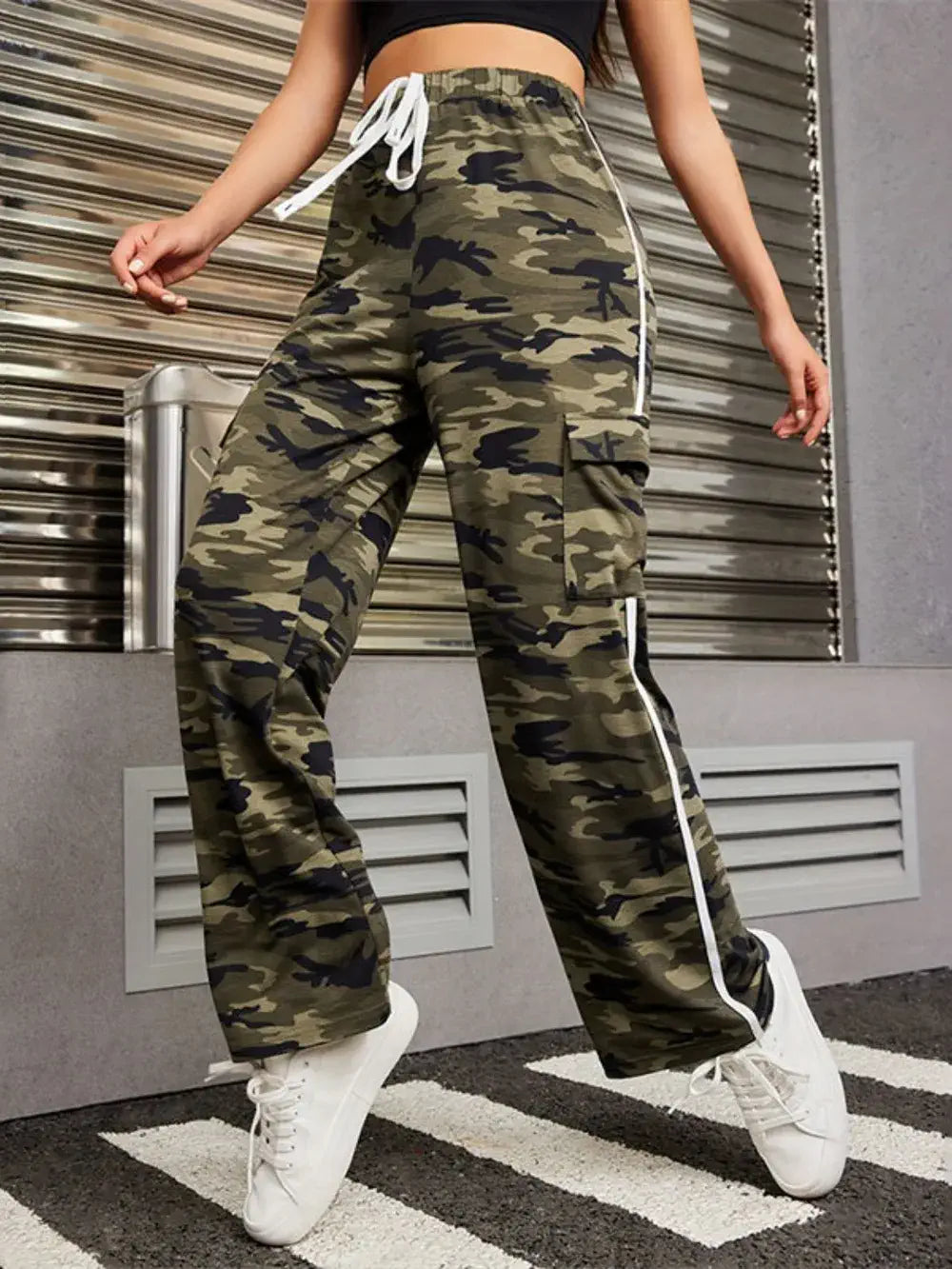 camouflage cargo pants women's