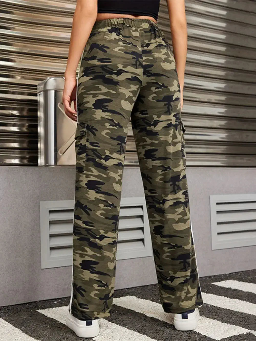 camouflage cargo pants women's