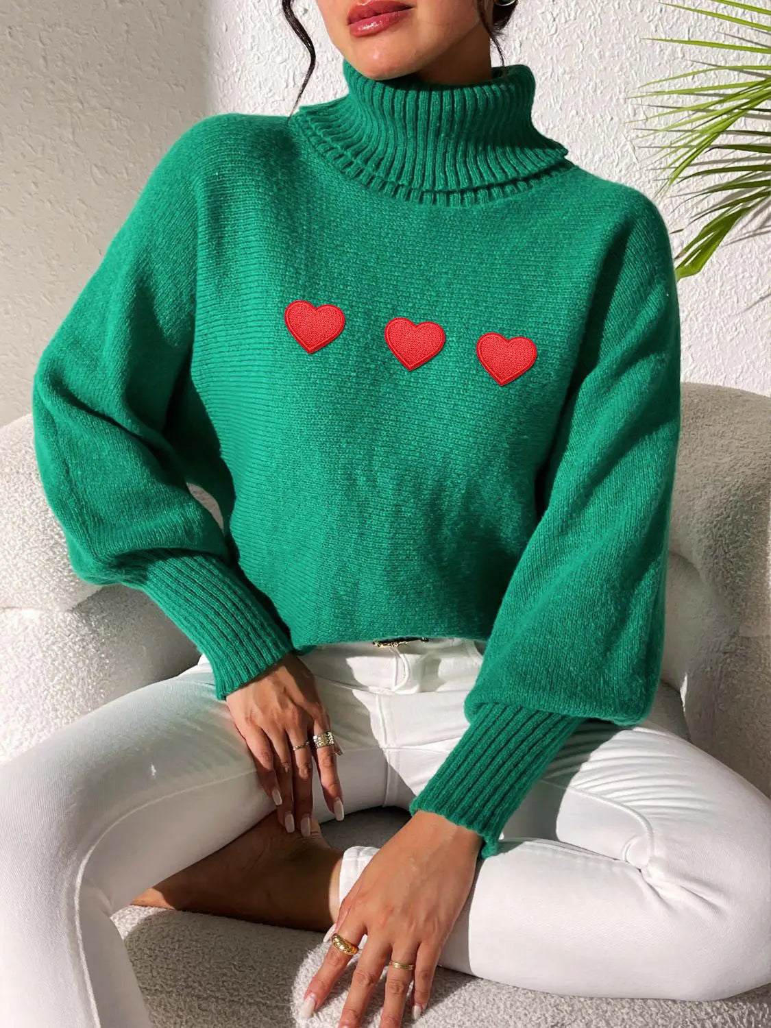 women's turtle neck sweater