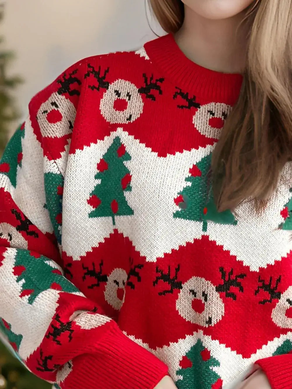 christmas sweater with tree