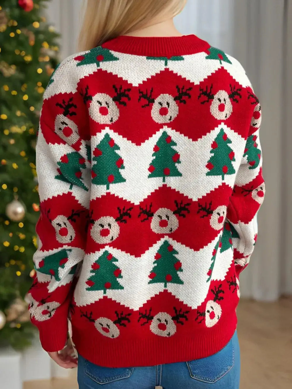 christmas sweater with tree