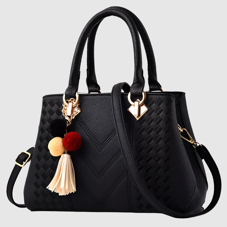 ladies hand bag luxury Black