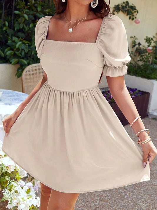 puffy dress short