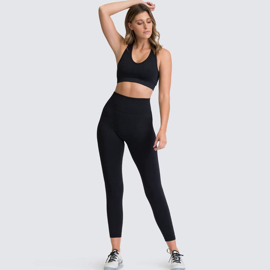 women's leggings set Black