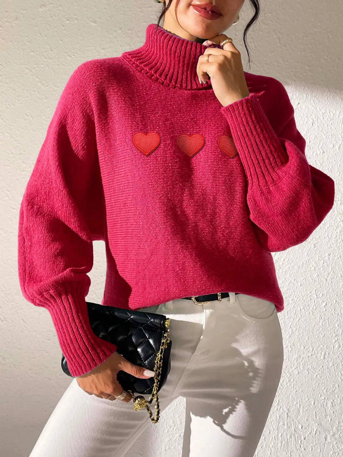 women's turtle neck sweater