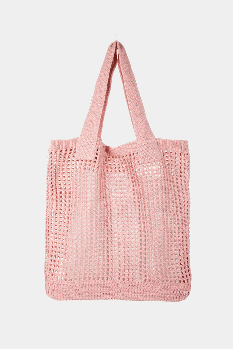 knit tote bag