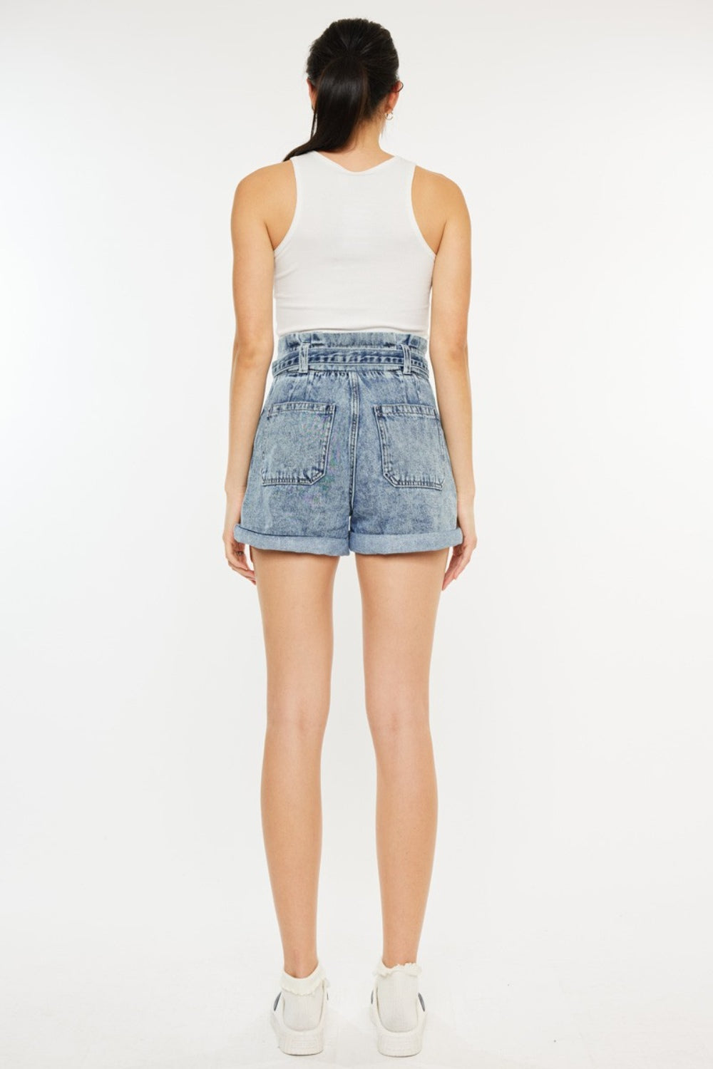 super high waisted jean shorts