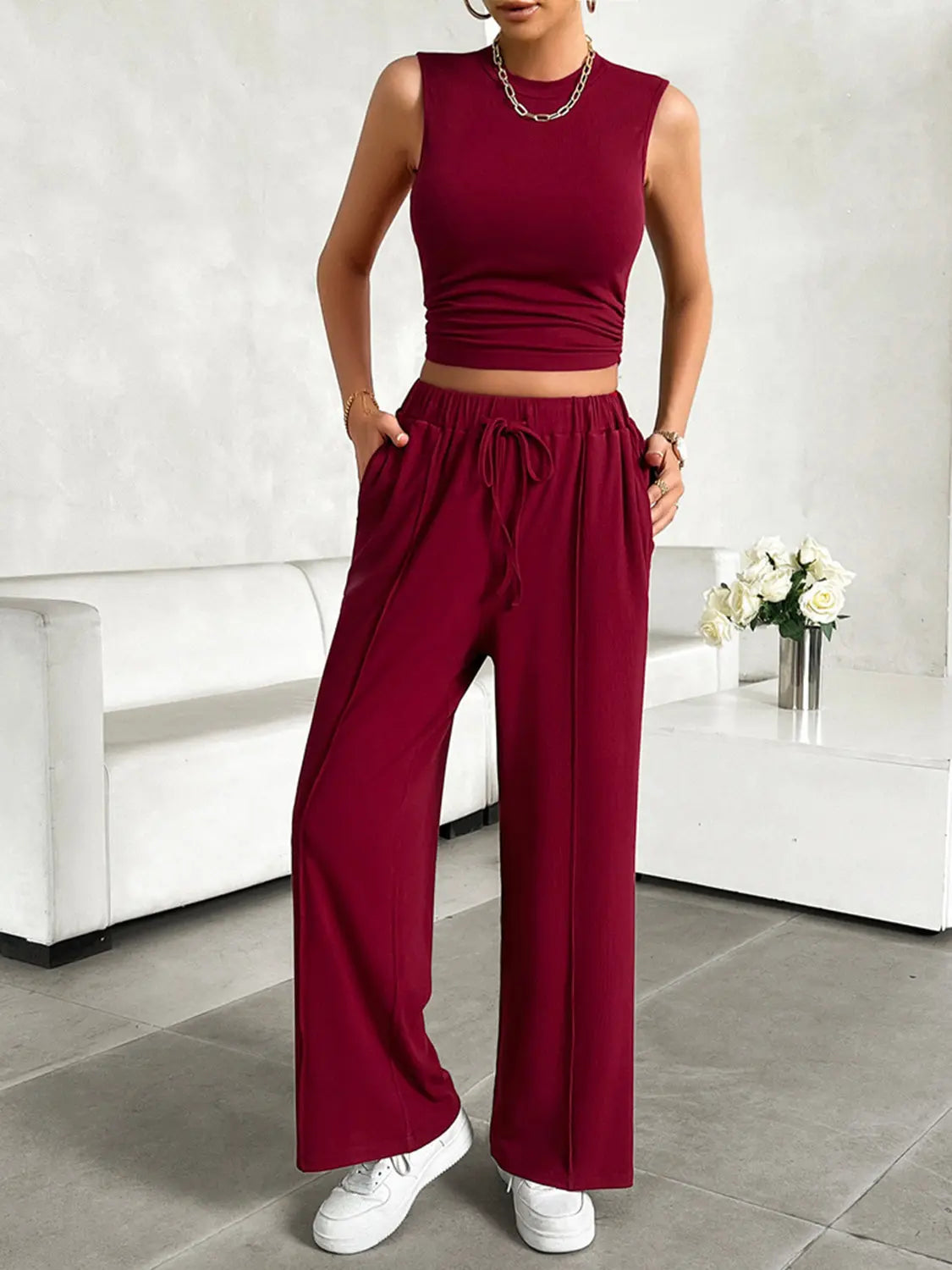 women's two piece pants sets casual