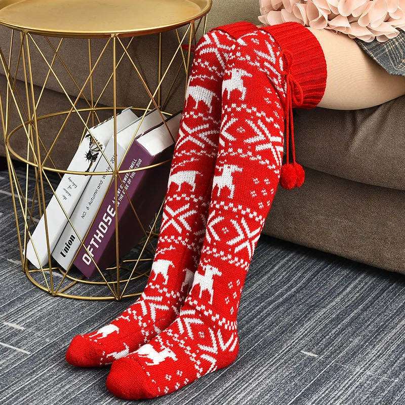 Long Christmas socks