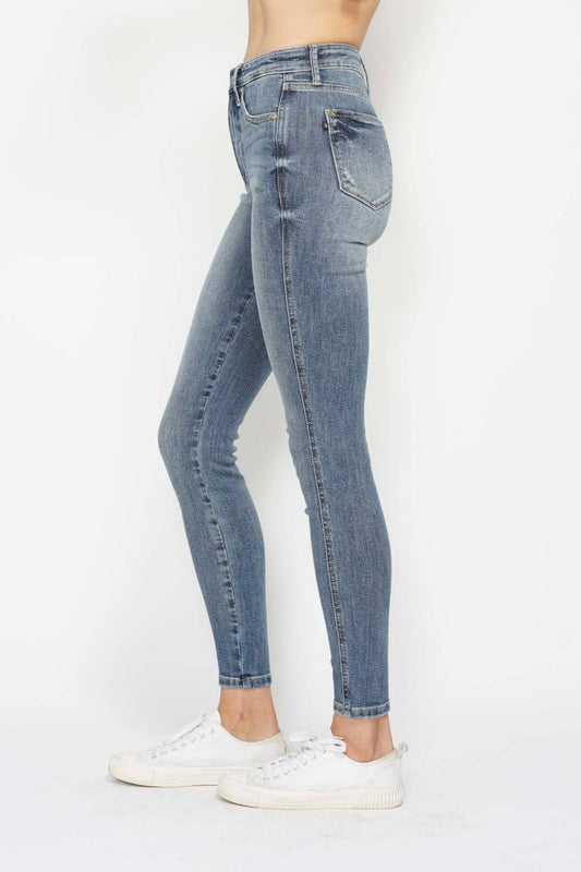 high waist tummy control jeans