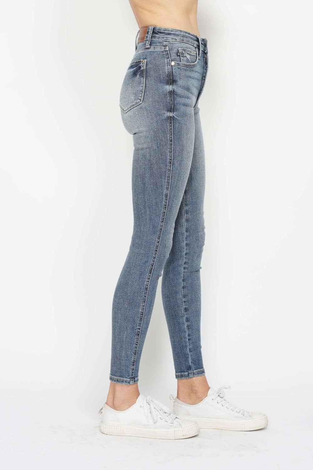 high waist tummy control jeans