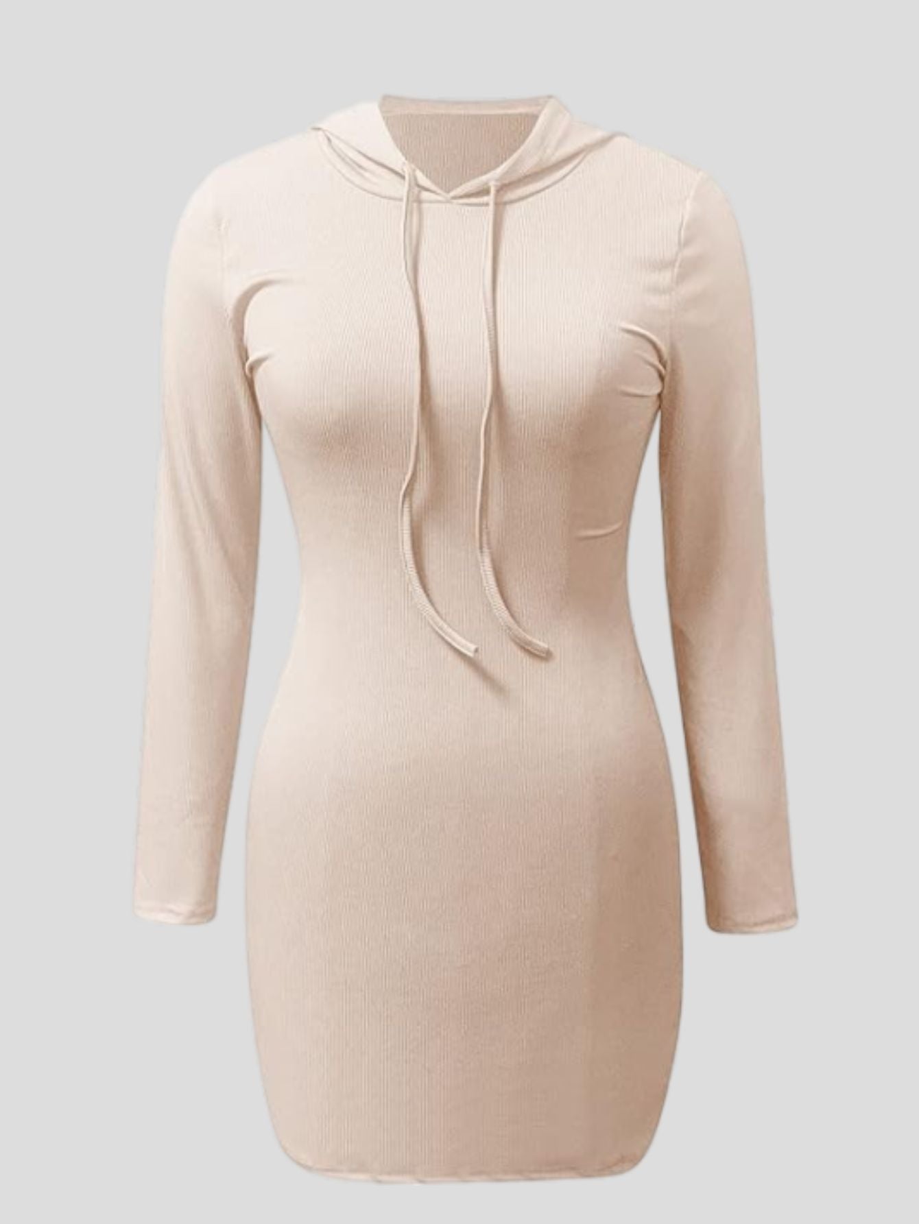 hoodie dress women Apricot