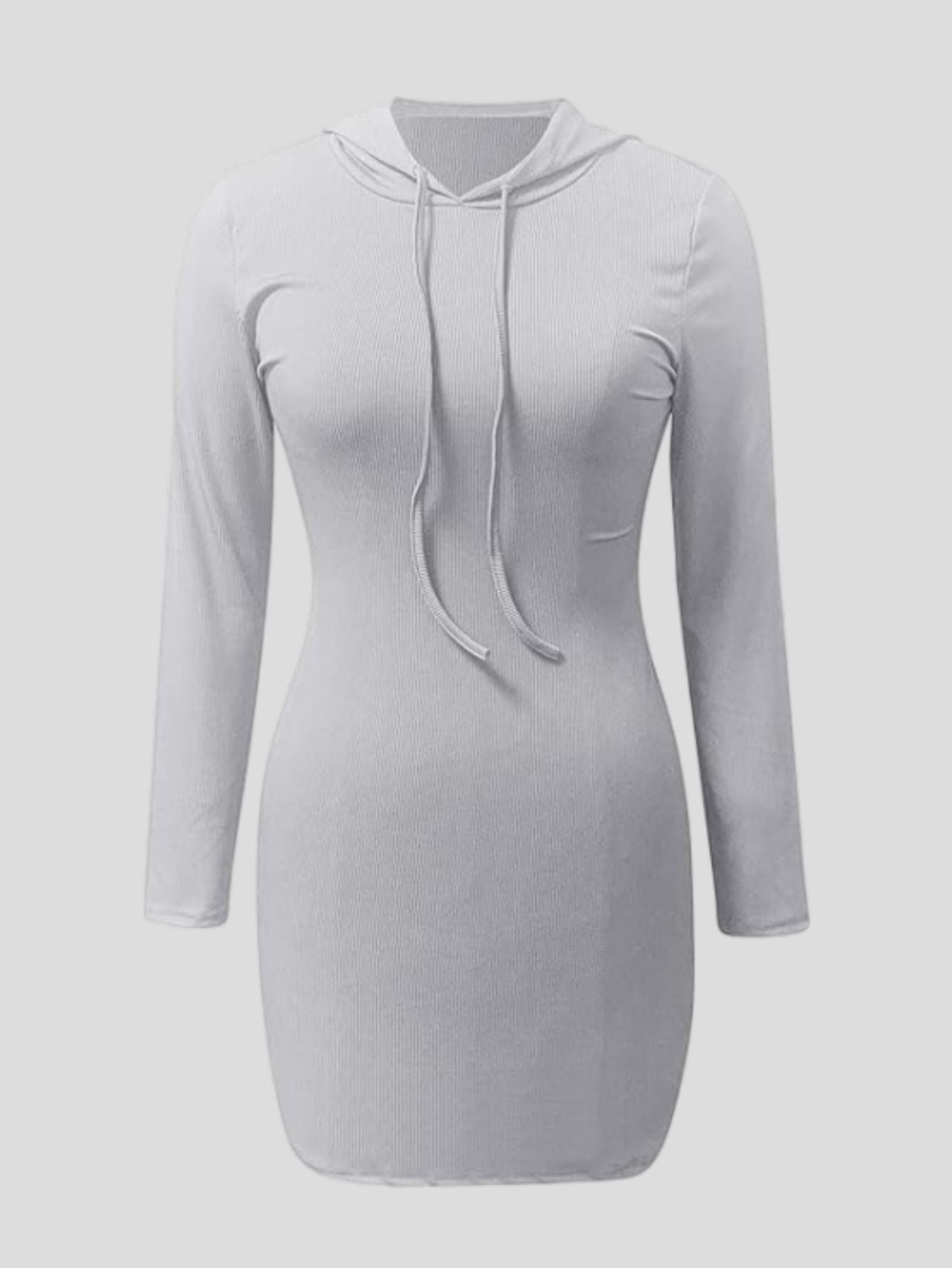 hoodie dress women Grey