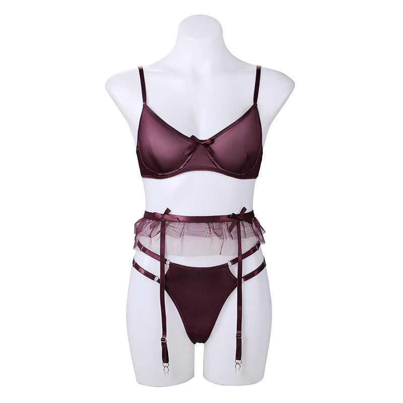 intimate sets Three Piece Purple