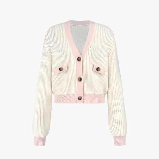 button up cardigan Cream