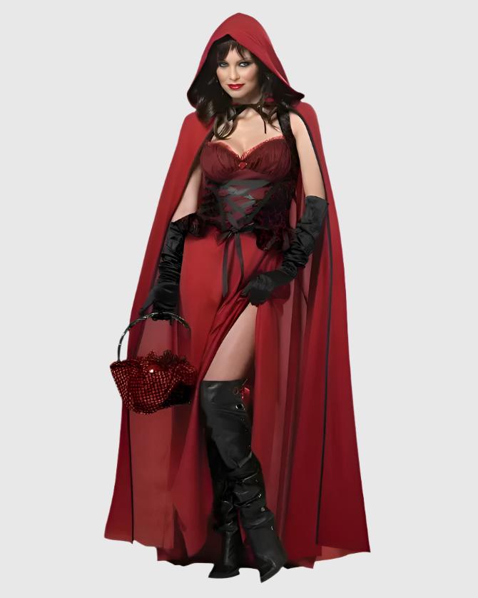 red and black halloween costume