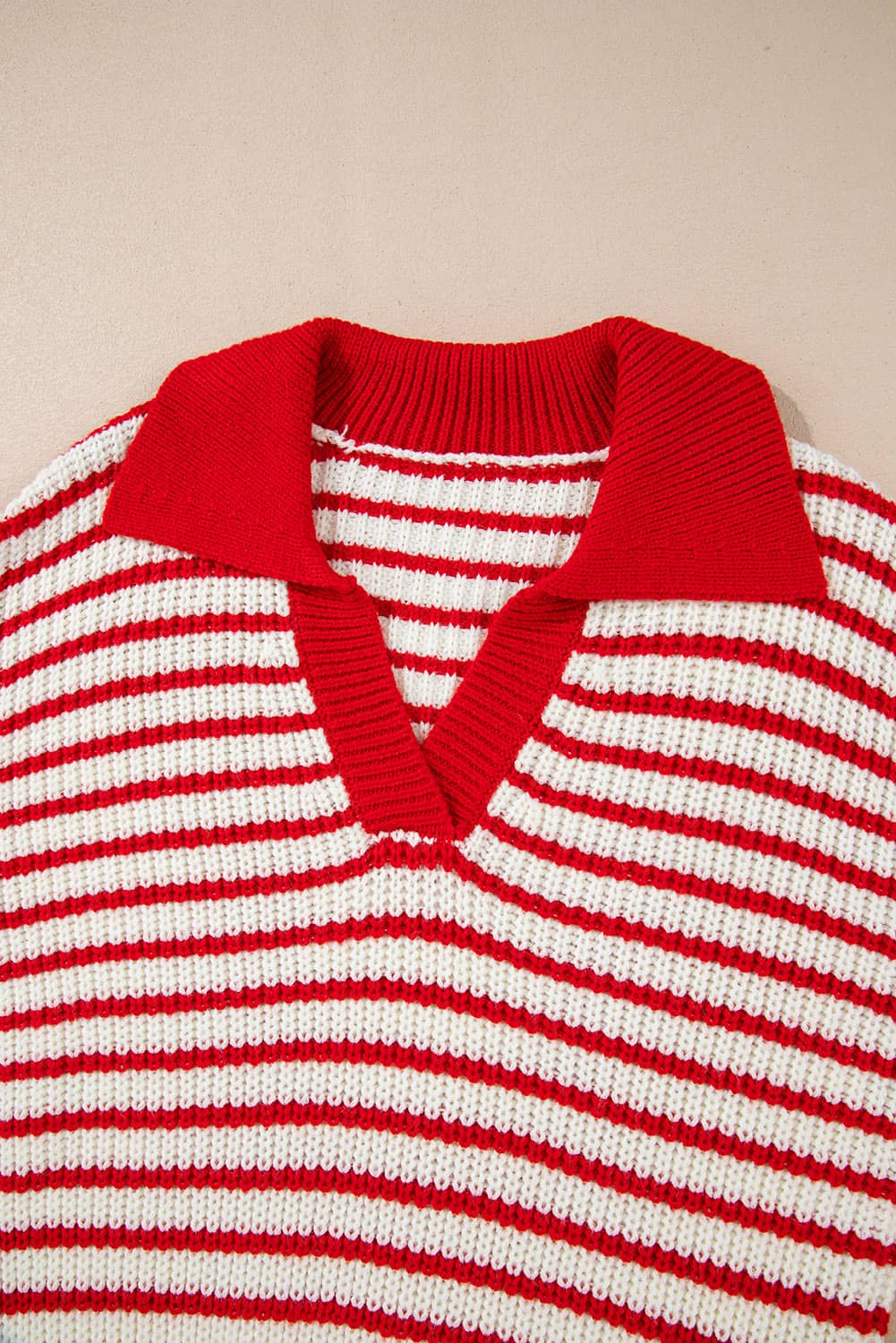 red striped sweater women's