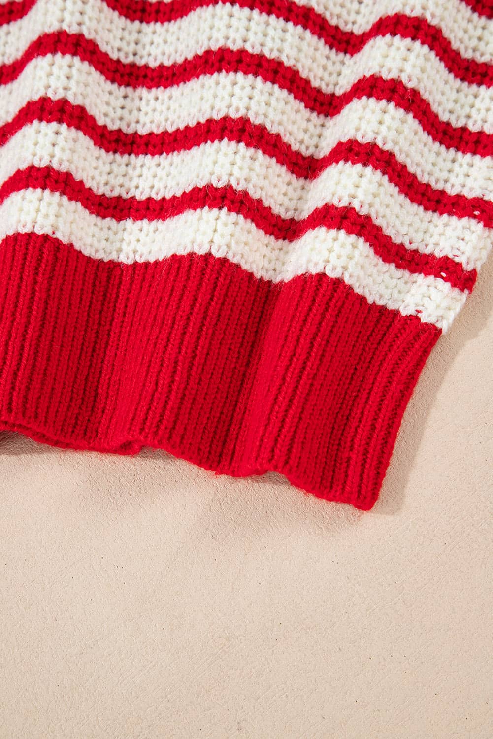 red striped sweater women's