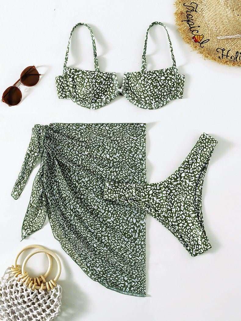 bikini swimsuit three pieces