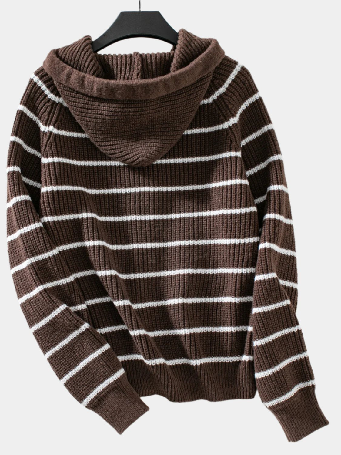 striped women's cardigan