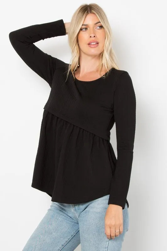 women's babydoll blouse