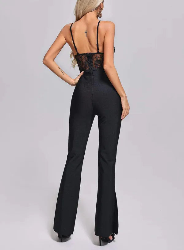 women's black jumpsuit formal