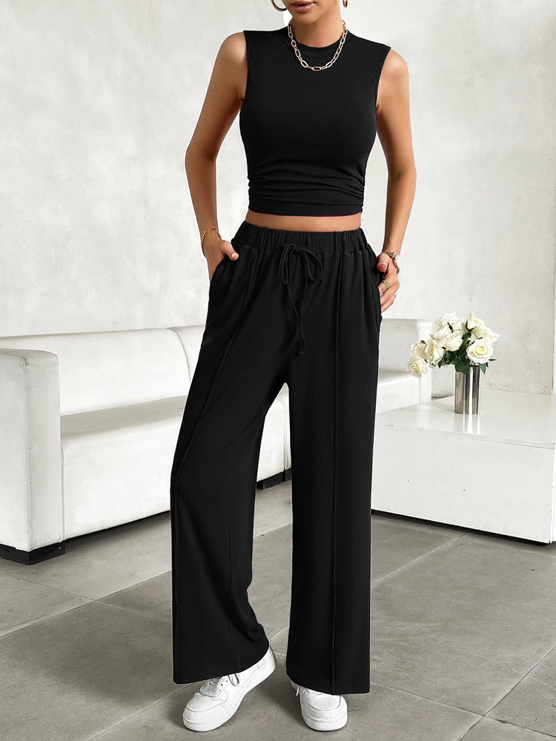 women's two piece pants sets casual