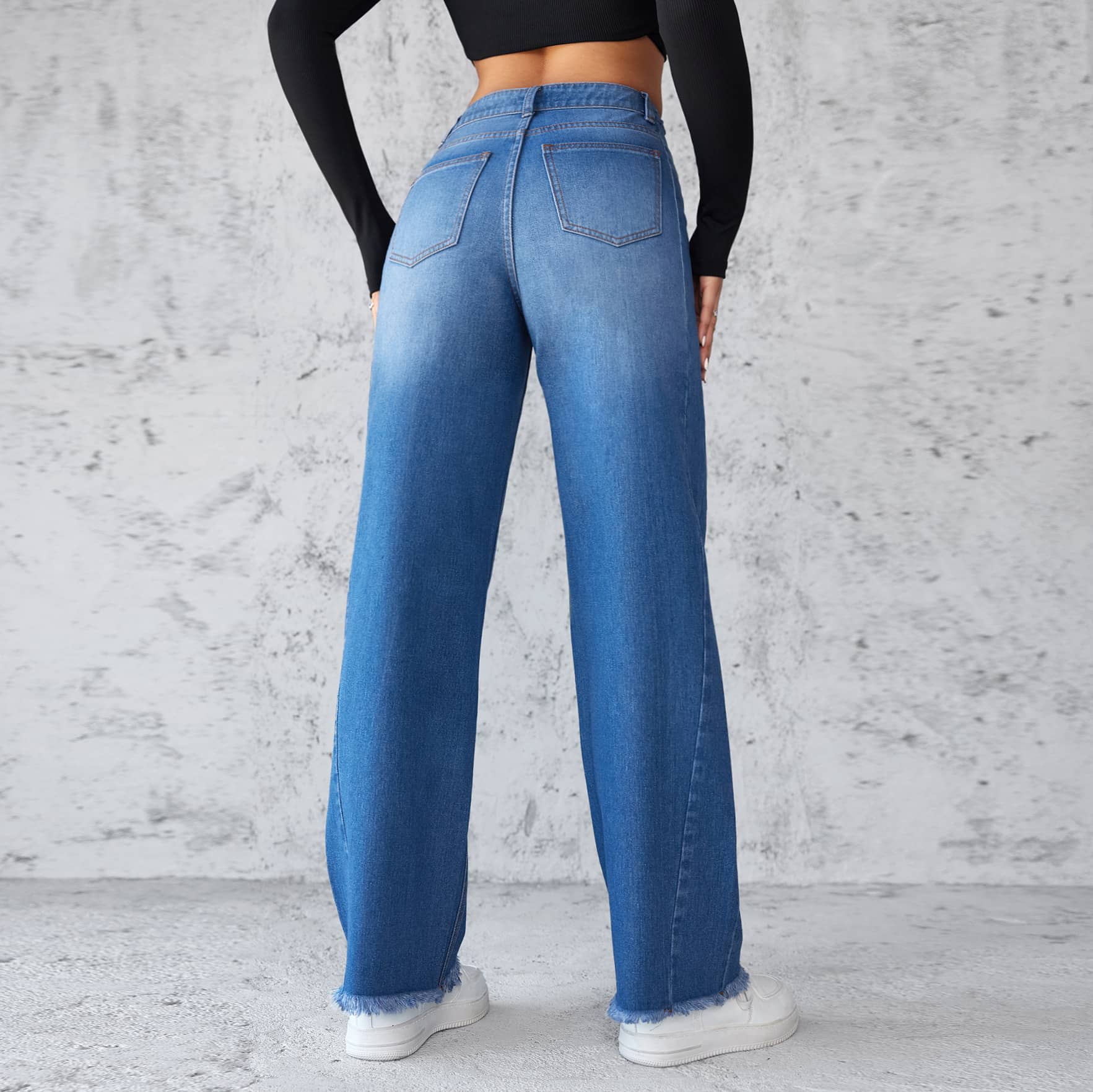 women's wide leg jeans