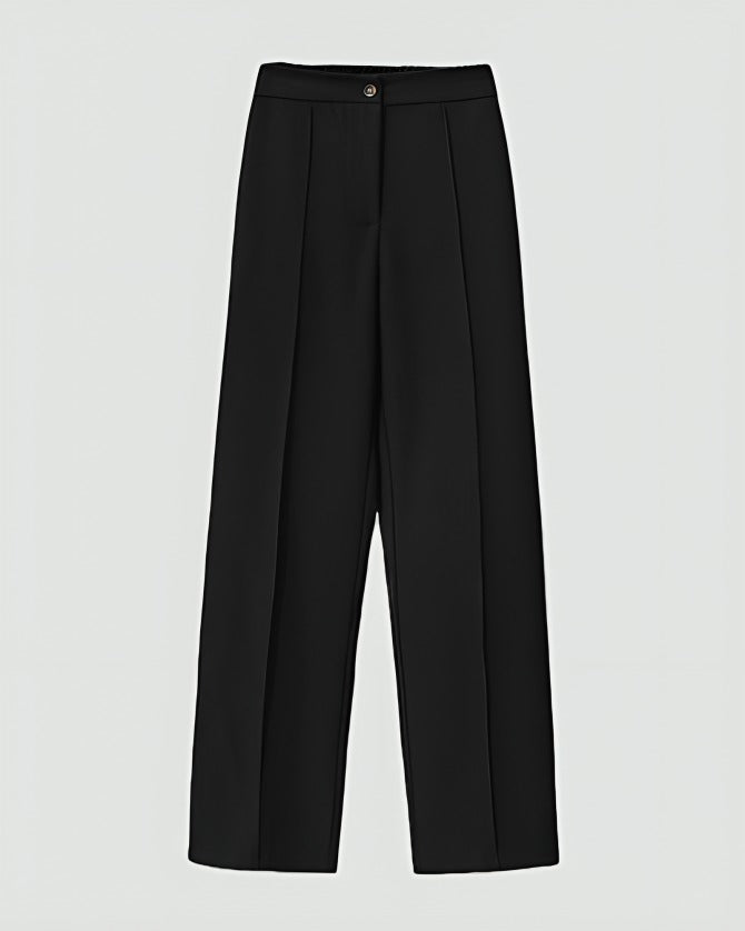 polyester pants Black