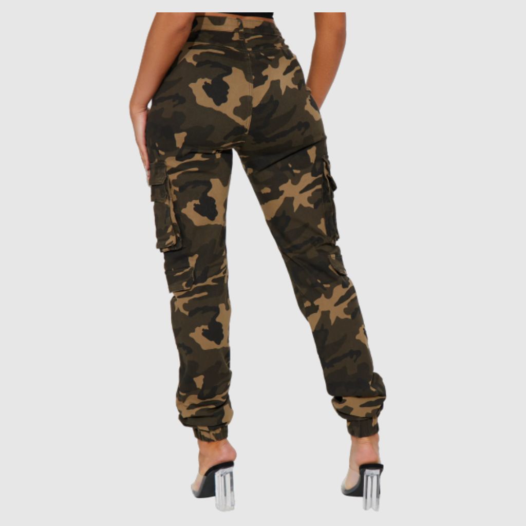 camo cargo pants