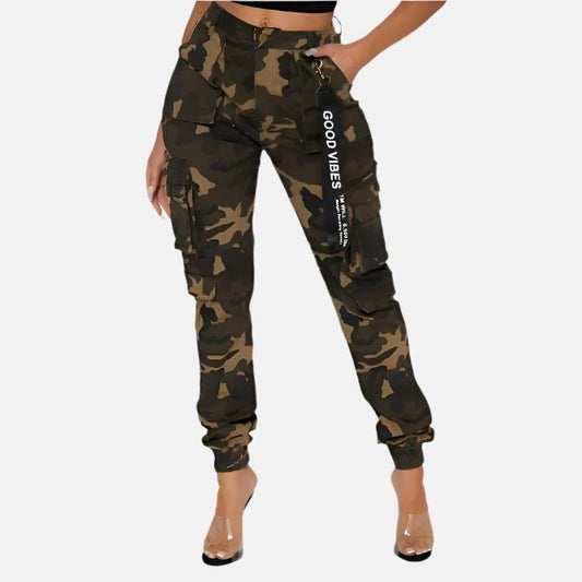 camo cargo pants