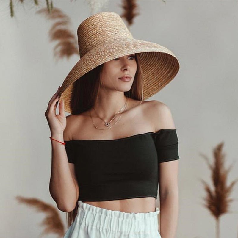 straw hat for beach