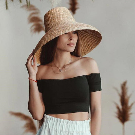 straw hat for beach