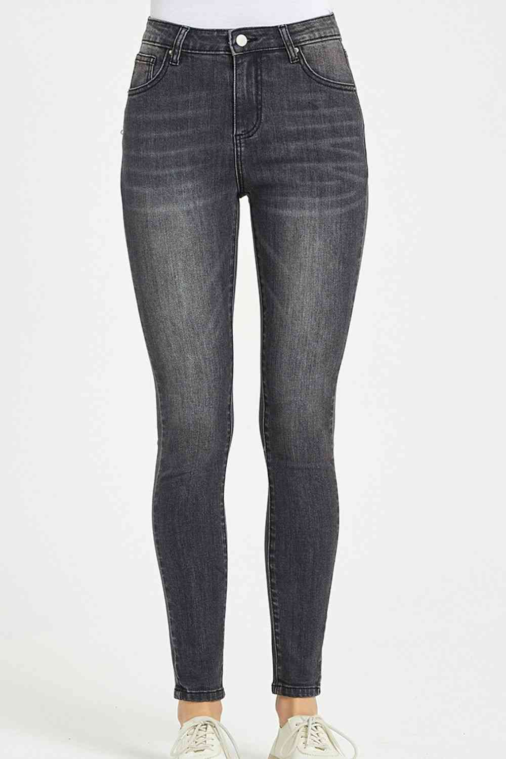 grey skinny jeans