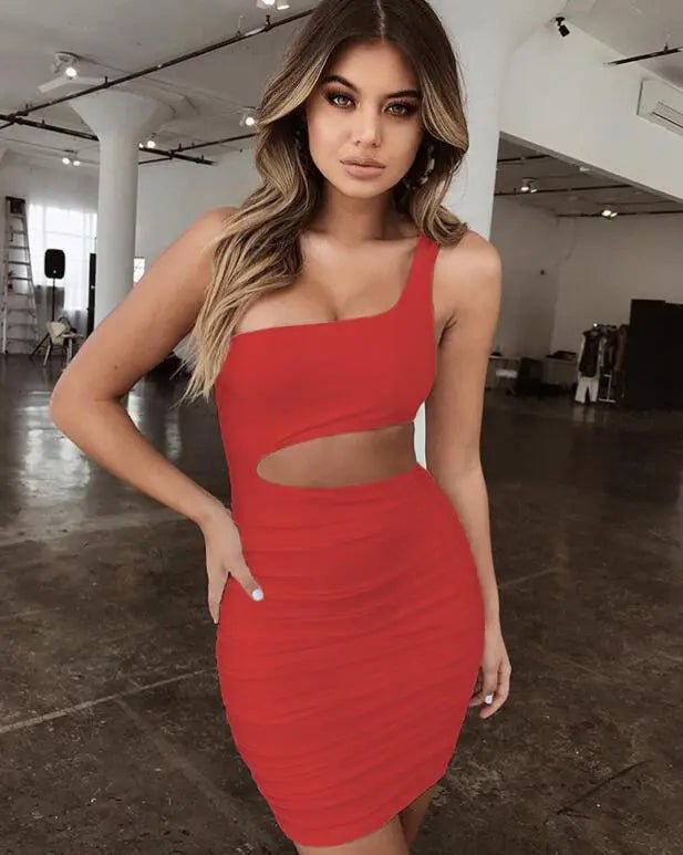 hot dress for clubbing Red