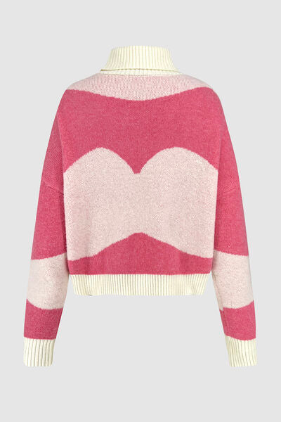 color block sweater